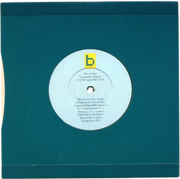 New Order — Thieves Like Us / Lonesome Tonight