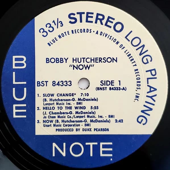 Bobby Hutcherson Featuring Harold Land — Now!