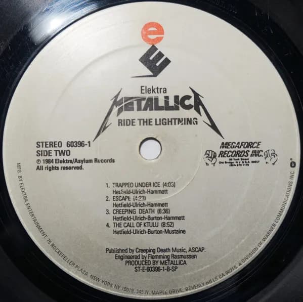 Metallica — Ride The Lightning