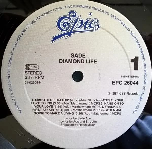 Sade — Diamond Life