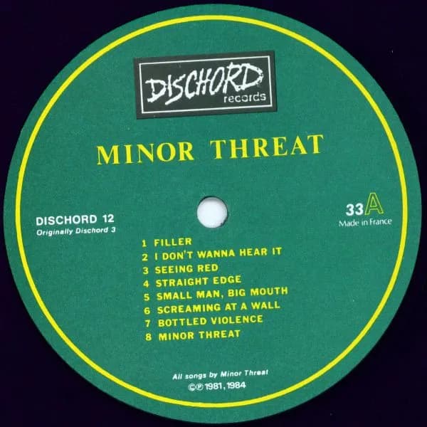 Minor Threat — Minor Threat