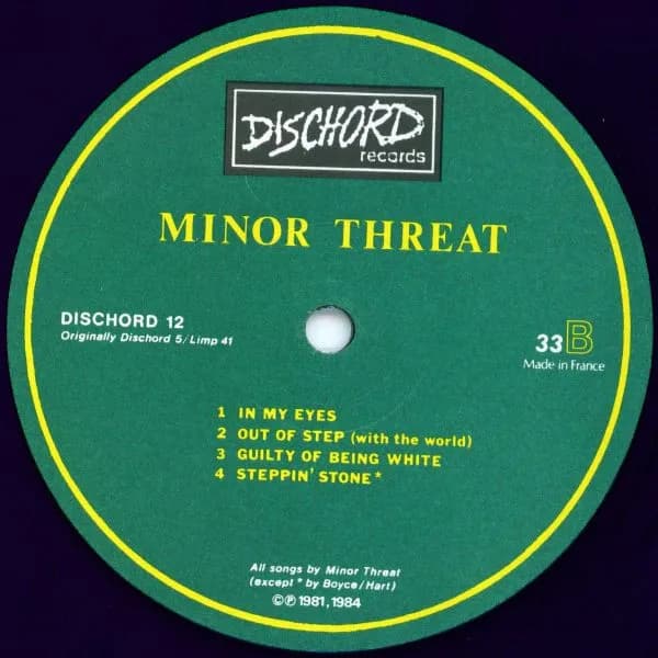 Minor Threat — Minor Threat