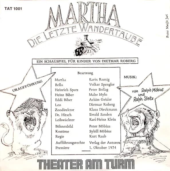 Dietmar Roberg — Martha Die Letzte Wandertaube