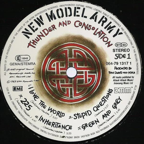 New Model Army — Thunder And Consolation