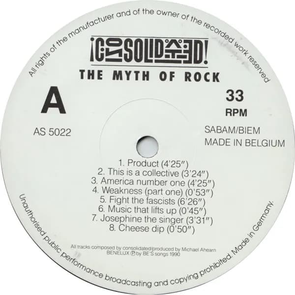 Consolidated — The Myth Of Rock
