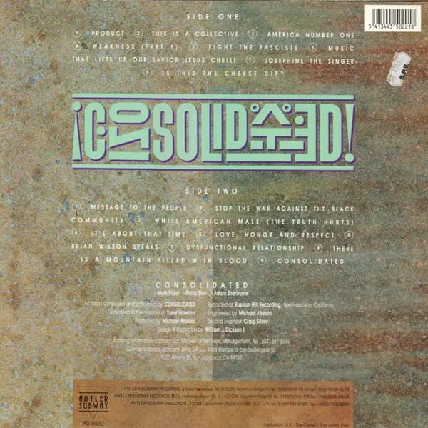 Consolidated — The Myth Of Rock