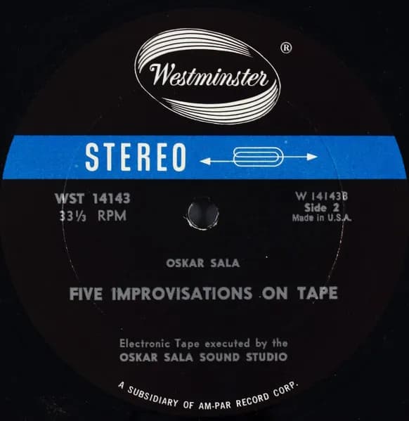 Remi Gassmann / Oskar Sala — Electronics / Five Improvisations On Magnetic Tape