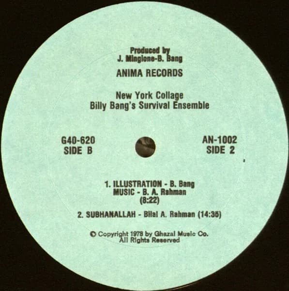 Billy Bang's Survival Ensemble — New York Collage