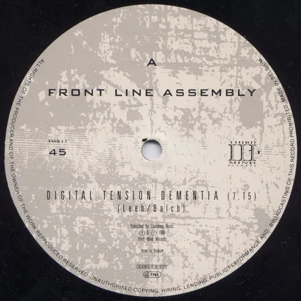 Front Line Assembly — Digital Tension Dementia