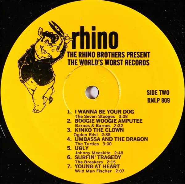 Various — The Rhino Brothers Present The World's Worst Records!