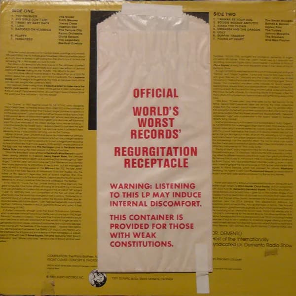 Various — The Rhino Brothers Present The World's Worst Records!