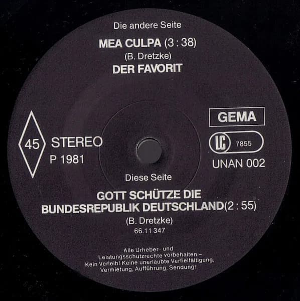 Der Favorit — Mea Culpa