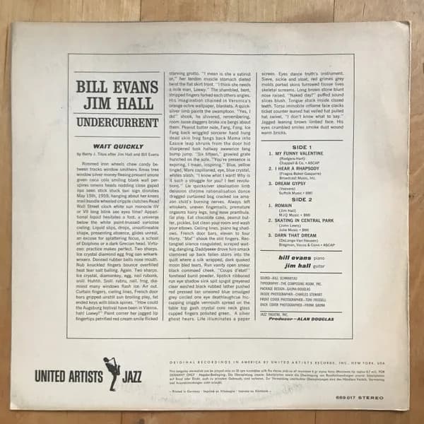 Bill Evans, Jim Hall — Undercurrent