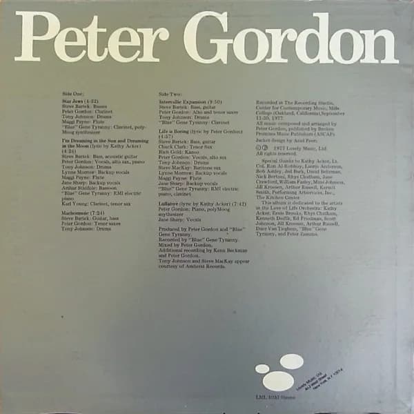Peter Gordon — Star Jaws