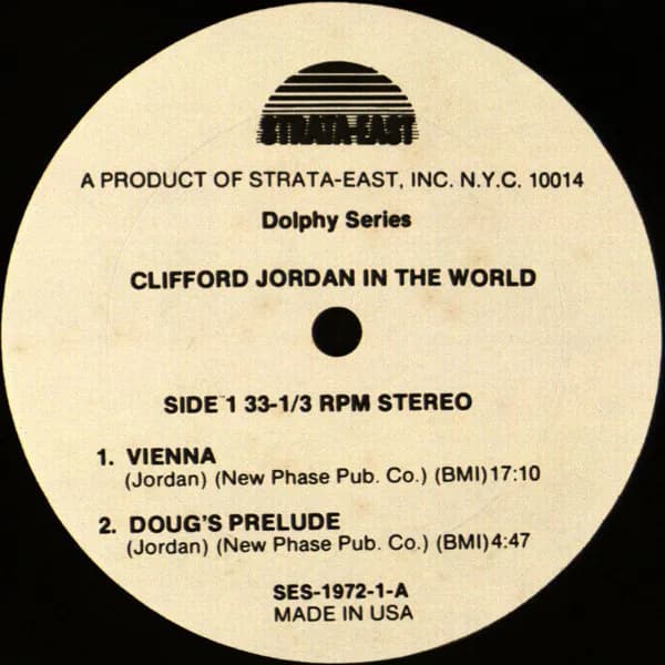 Clifford Jordan — Clifford Jordan In The World