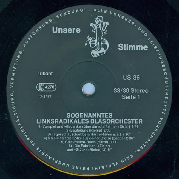 Sogenanntes Linksradikales Blasorchester — Hört, Hört