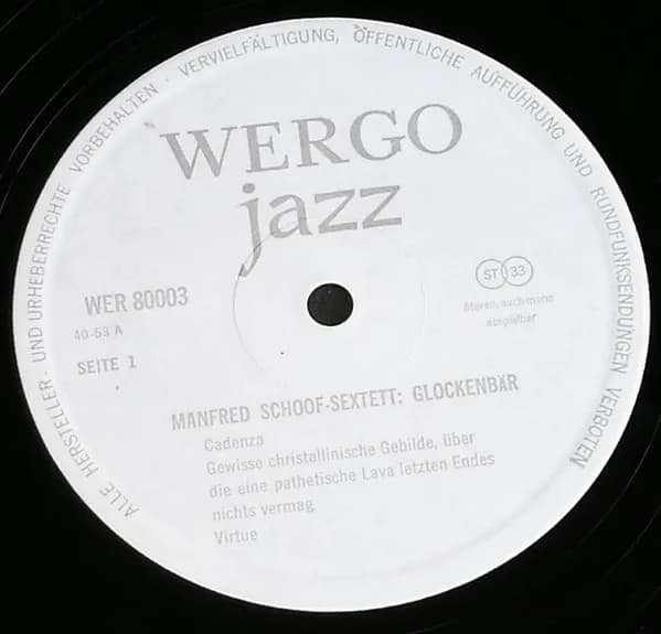 Manfred Schoof Sextett — Manfred Schoof Sextett