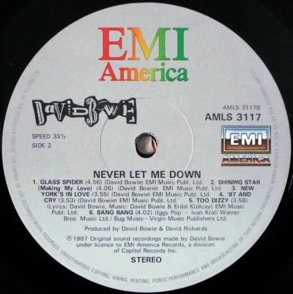 David Bowie — Never Let Me Down