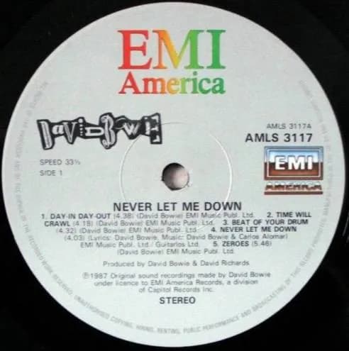 David Bowie — Never Let Me Down