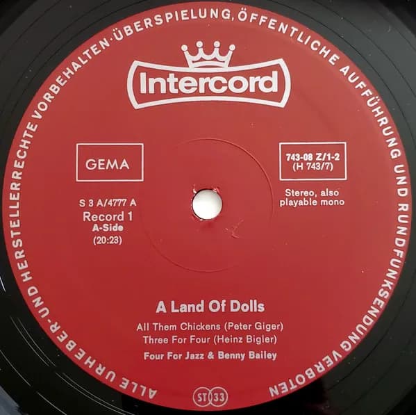 Four For Jazz & Benny Bailey — A Land Of Dolls