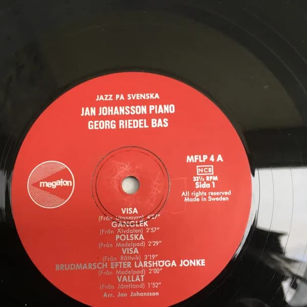Jan Johansson — Jazz På Svenska