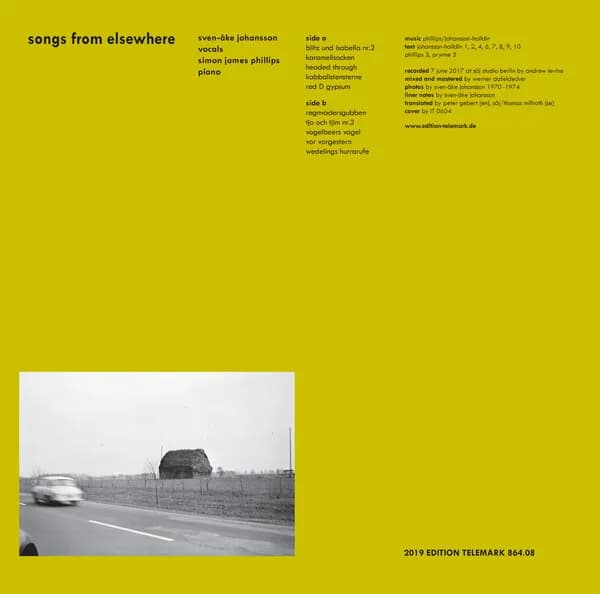 Sven-Åke Johansson & Simon James Phillips — Songs From Elsewhere