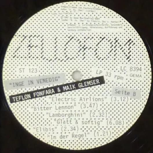 Teflon Fonfara & Maik Glemser — Inge In Venedig