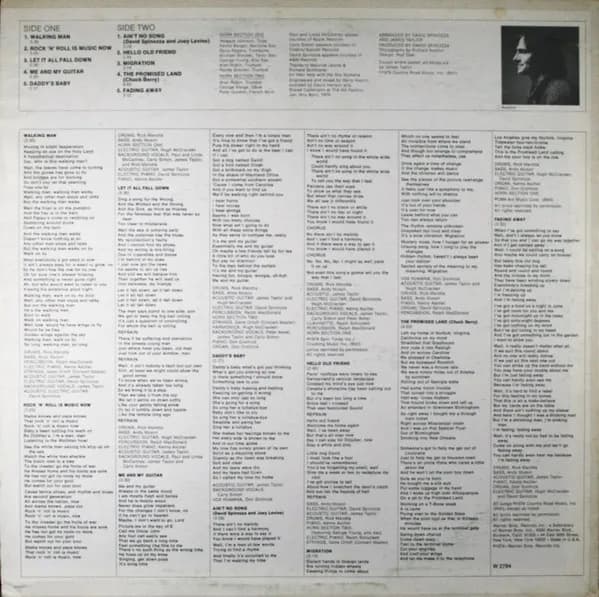 James Taylor (2) — Walking Man