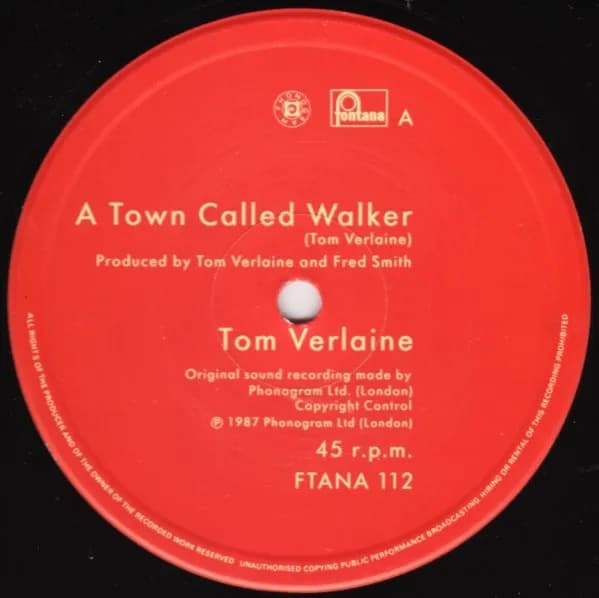 Tom Verlaine — A Town Called Walker