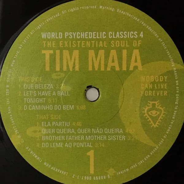 Tim Maia — Nobody Can Live Forever (The Existential Soul Of Tim Maia)