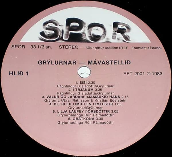 Grýlurnar — Mávastellið