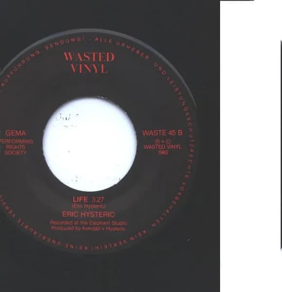 Vomit Visions / Eric Hysteric — I Hate The World / Life