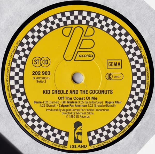 Kid Creole And The Coconuts — Off The Coast Of Me
