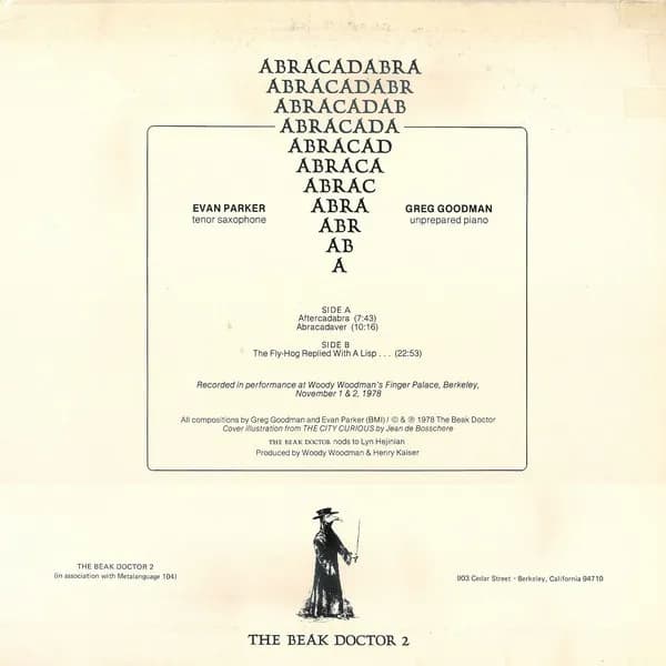Evan Parker / Greg Goodman — Abracadabra