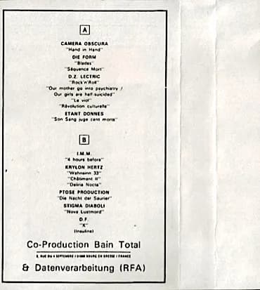 Various — A Bain Total Sampler «Germany»