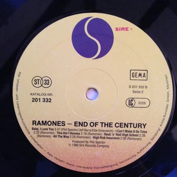 Ramones — End Of The Century