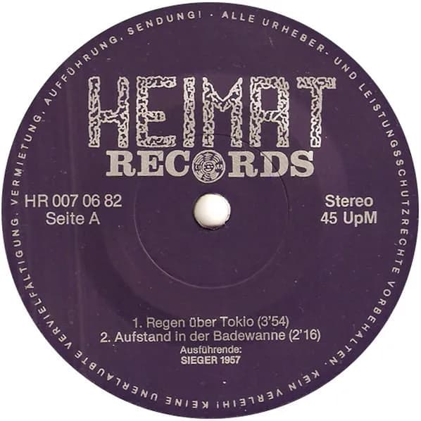 Sieger 1957 — Regen Über Tokio