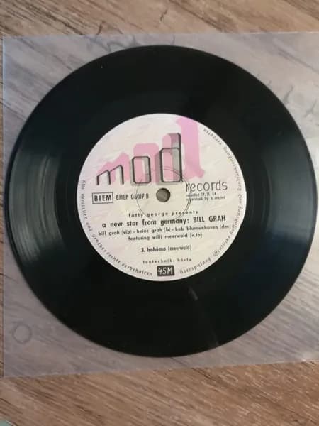 Bill Grah — Fatty George Presents Bill Grah On Mod-Records