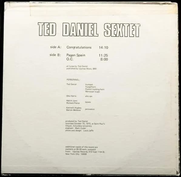 Ted Daniel — Ted Daniel Sextet