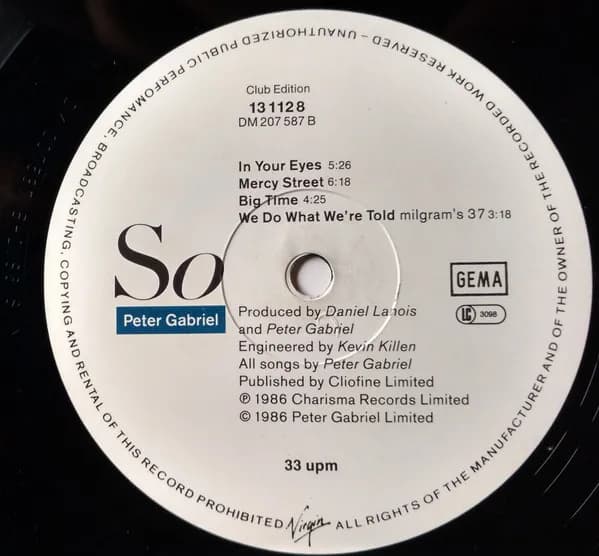Peter Gabriel — So