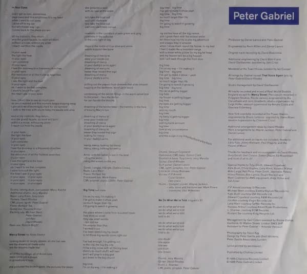 Peter Gabriel — So
