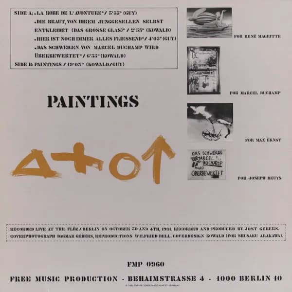 Peter Kowald / Barry Guy — Paintings
