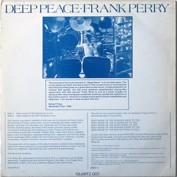 Frank Perry — Deep Peace
