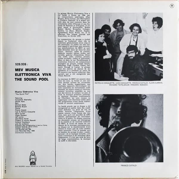 Musica Elettronica Viva — The Sound Pool