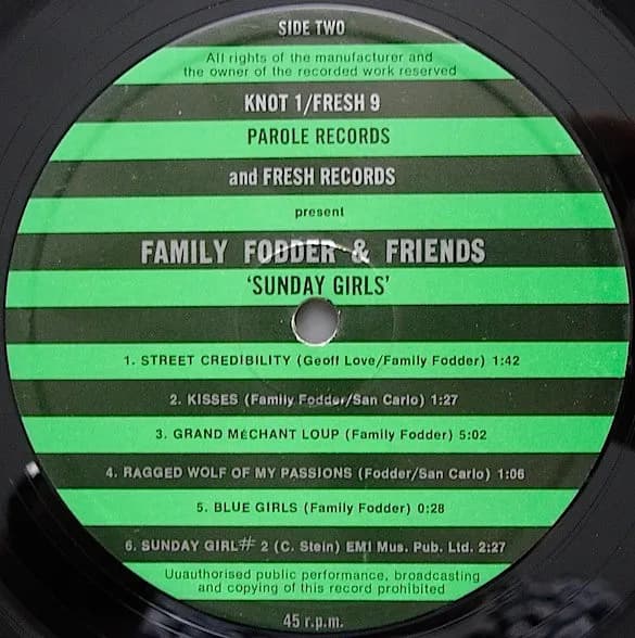 Family Fodder — Sunday Girls