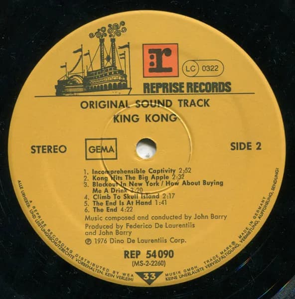 John Barry — King Kong (Original Sound Track)