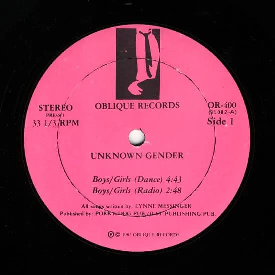 Unknown Gender — Boys/Girls / Arrogant