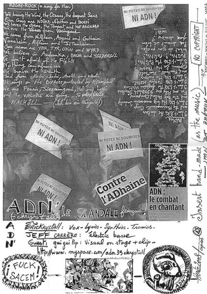ADN' Ckrystall — Abspielbare Eintrittskarte Für Das Kernkrach-Festival 2008