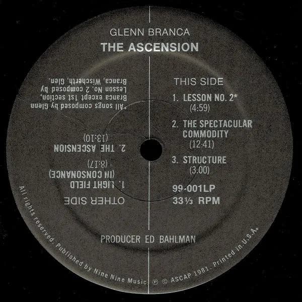 Glenn Branca — The Ascension