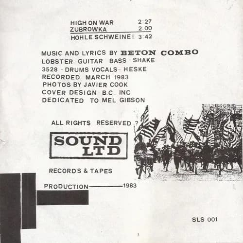 Beton Combo — Sound Ltd EP